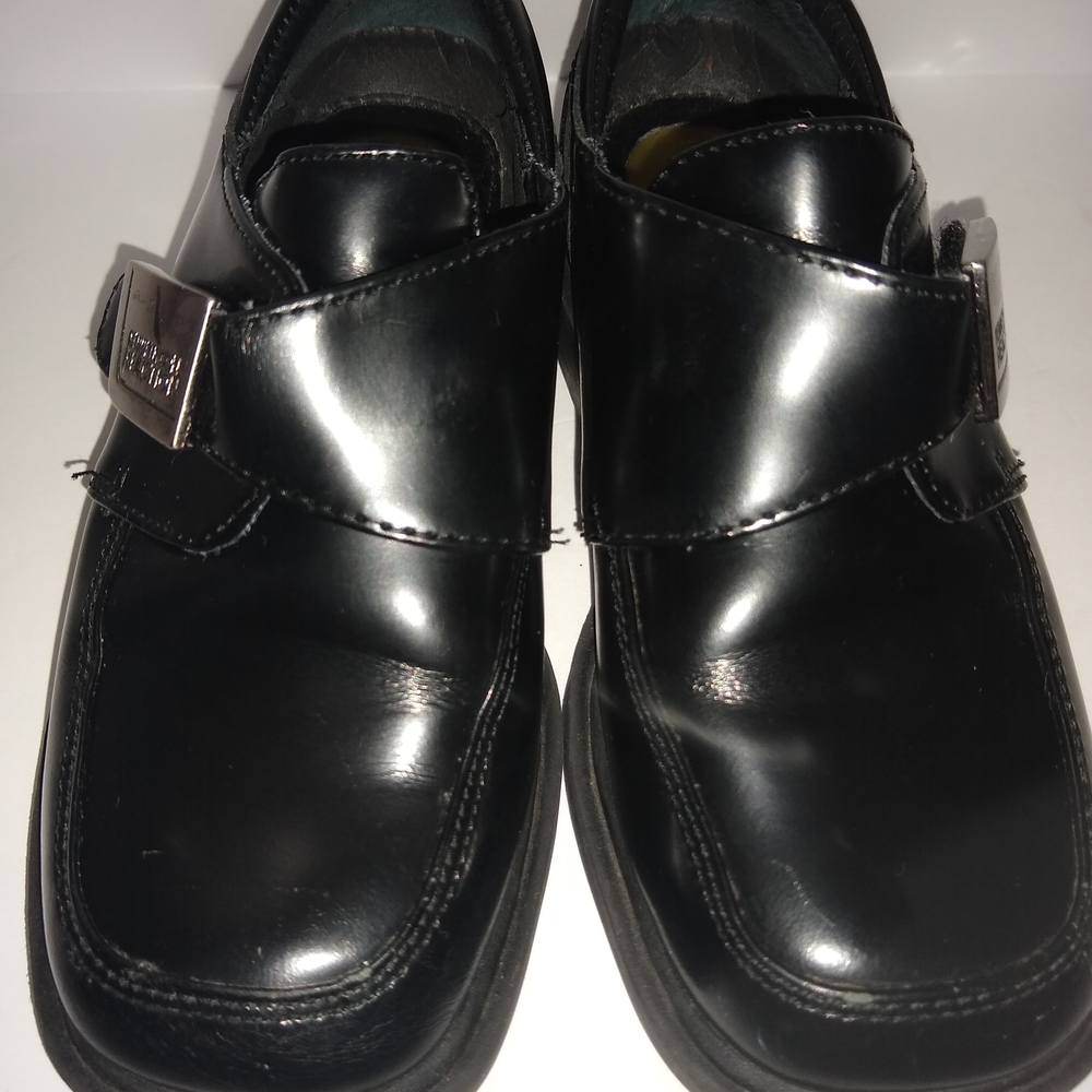 Kenneth Cole Reaction Black Leather Loafers